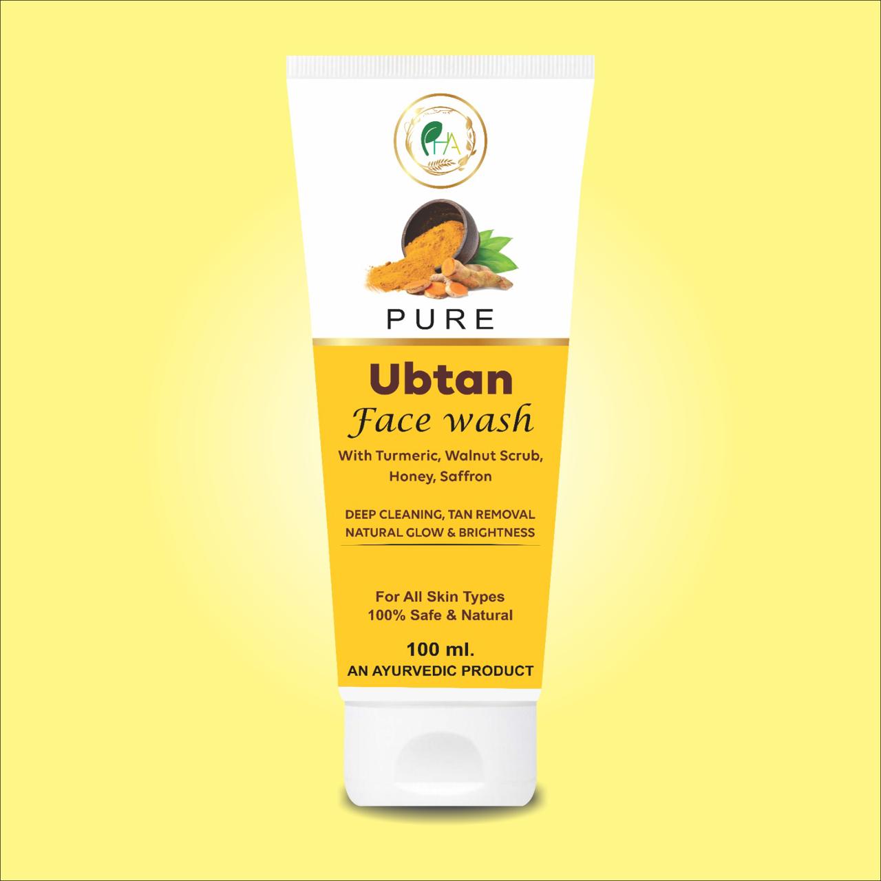 Pure Ubtan Face Wash - Pure Herbal Ayurveda